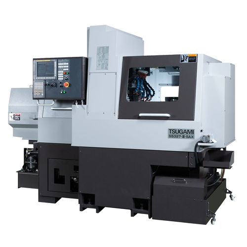 Torno tipo suíço CNC - SS2 series - Tsugami - de 5 eixos / para furação / com eixo Y