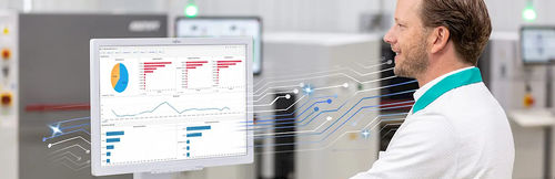 Pacote de software de monitoramento - SMT - ASM Assembly Systems - de captação / análise de dados / de criação de laudos / de exploração de dados históricos