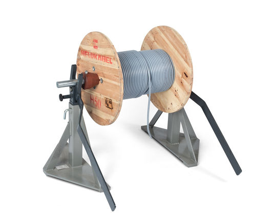 Desenrolador manual - TROMBOI 7-10 - Kabelmat Wickeltechnik GmbH - de cabos / de arame / para carretel