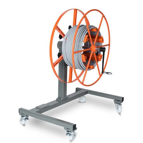 Enroladeira manual - MESSROL 1000 RM - Kabelmat Wickeltechnik GmbH - de cabos / para bobinas / de arame