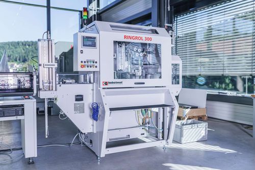 Máquina bobinadeira automática - RINGROL 300 - Kabelmat Wickeltechnik GmbH - de filme plástico / de cabos / para fabrico de tubo