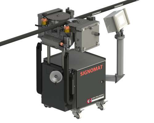 Máquina de marcação a quente - SIGNOMAT - Kabelmat Wickeltechnik GmbH - para plásticos / de embutir / para cabos
