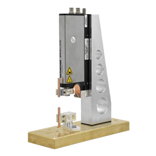 Cabeçote de soldagem com servoacionamento - SPATZ+LSK80 - Matuschek Meßtechnik GmbH - por resistência elétrica / por pontos / refrigerado a ar
