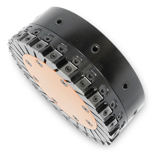 Fresa de dois tamanhos - TEDIFEED TRGS series - Ingersoll Cutting Tools - tangencial / com pastilhas de corte / de desbaste
