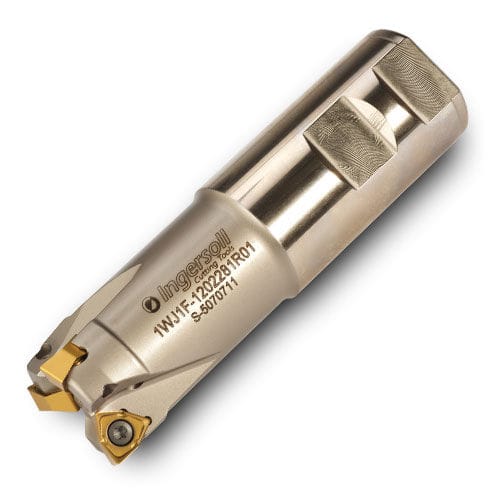 Fresa de dois tamanhos - DIPOS-HEXA™ 1WJ1F-1  - Ingersoll Cutting Tools - com raio / de topo / com pastilhas intercambiáveis