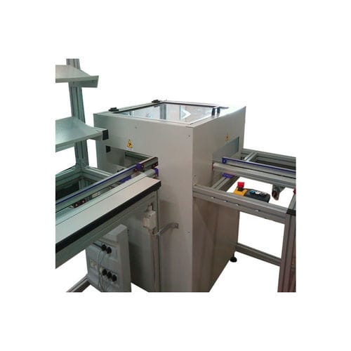 Transportador de piso com dois trilhos - SA-FC-TU-L - Seica Automation S.r.l. - reto / automático / para circuitos impressos