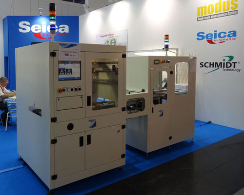 Aplicadora de etiquetas automática - MODULO-LA-1HD - Seica Automation S.r.l. - para PCI / para aplicação na parte superior
