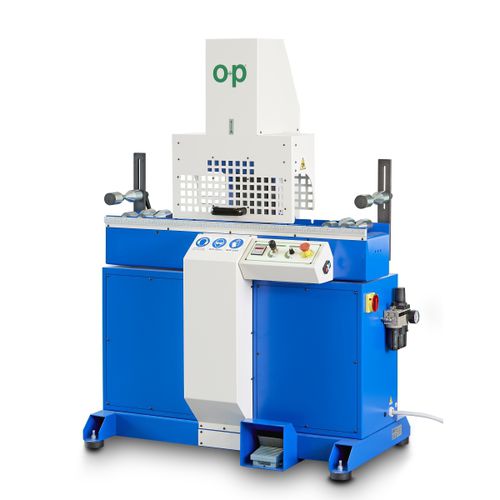 Máquina de corte com faca rotativa - TF5 - OP Srl - para borracha / de mangueiras