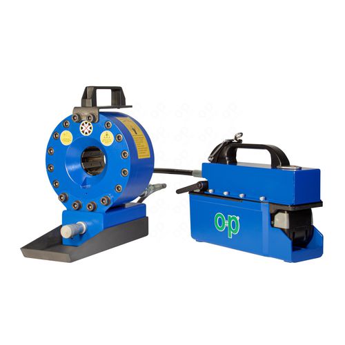 Prensa de mangueiras - TUBOMATIC H47 E-PUMP - OP Srl - para mangueiras hidráulicas / manual / portátil