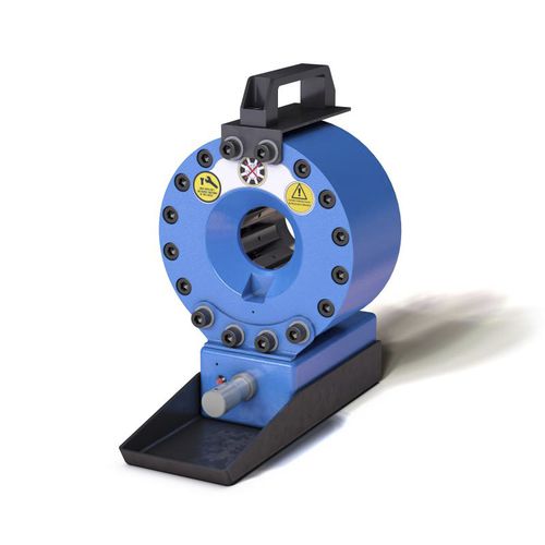 Prensa de mangueiras - TUBOMATIC H47 E - OP Srl - para mangueiras hidráulicas / manual / hidráulica