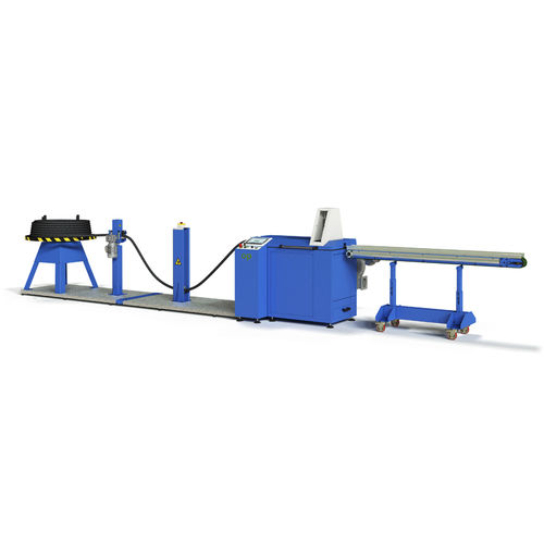 Máquina de corte para borracha - TUBOCUT 5 - OP Srl - de mangueiras / controlada por CLP / automática