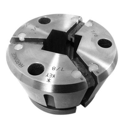 Pinça de fixação de segmentos - HQC&reg;42 - Hardinge Workholding - de alimentação de fluido de arrefecimento / CNC