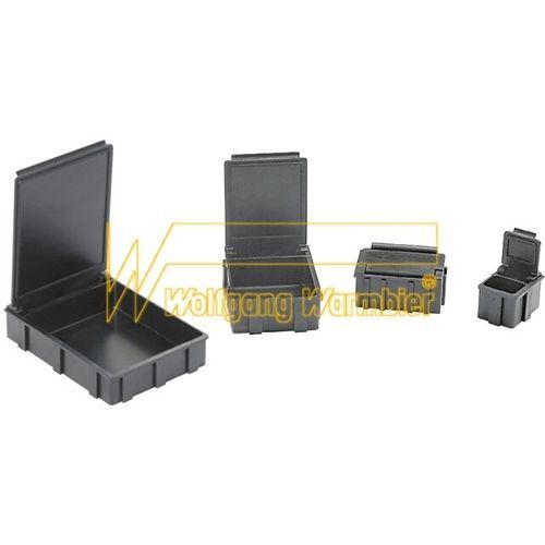 Caixa plástica - Wolfgang Warmbier GmbH & Co. KG Systeme gegen Elektrostatik - com tampa / condutora