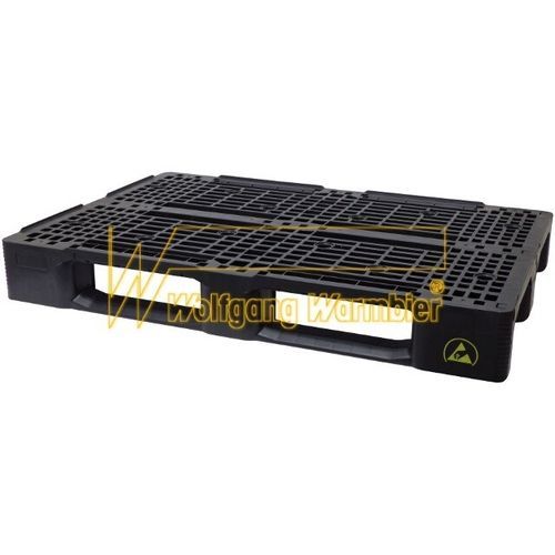 Palete em polipropileno - Wolfgang Warmbier GmbH & Co. KG Systeme gegen Elektrostatik - Euro / de transporte / com plataforma aberta