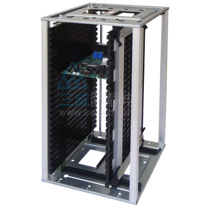 Rack aberto - 3W-9805301B1-4 - SAN WEI ANTI-STATIC - para cartão eletrônico
