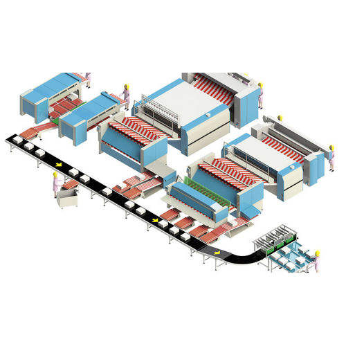 Linha de produção de tubos - Vectura - Kannegiesser - automática