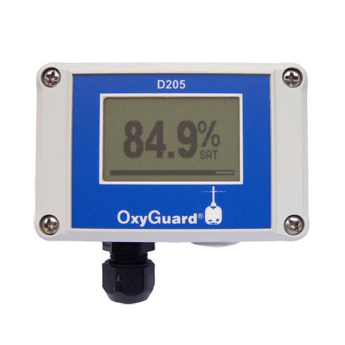 Display LCD - D205 - OxyGuard - gráfico / para medição de corrente