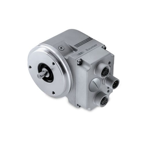 Encoder rotativo de flange sincronizador - EAL580-SV - Baumer Group - absoluto / óptico / multivolta