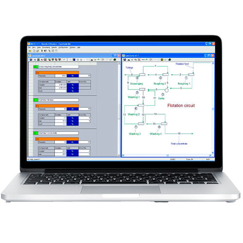 Software de balanço de massa - BILCO - CASPEO mineral processing software and consulting - de gestão da produção / de controle de processo / de análise de dados
