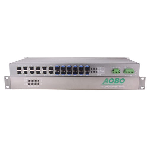 Switch de rede gerenciável - AOBO G7024 series - HANGZHOU AOBO TELECOM.,LTD. - 24 portas / Gigabit Ethernet / de fibra óptica