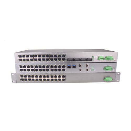 Switch de rede gerenciável - AOBO 7028 series - HANGZHOU AOBO TELECOM.,LTD. - 24 portas / Gigabit Ethernet / de fibra óptica