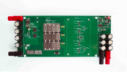 Conversor CC-CC SMD - REF_LLC_500W_FULLGAN - Infineon Technologies AG - industrial / chaveado