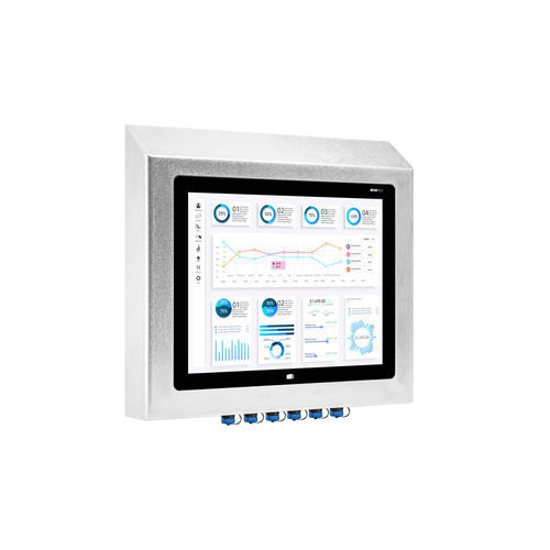 Monitor com tela sensível ao toque resistiva com 5 fios - IRTMWP170SJNDA - IronTech Solutions, SL - com retroiluminação LED / para ambiente externo / de proteção