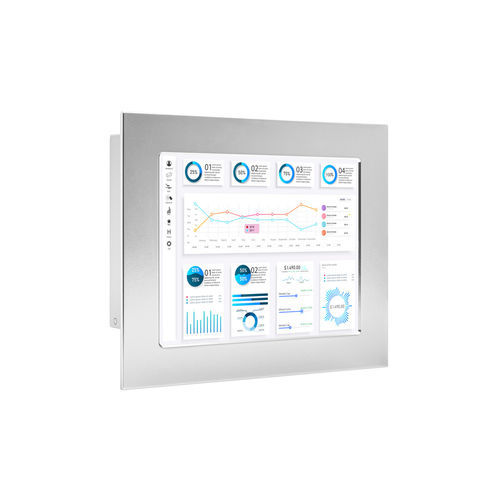 Monitor com tela sensível ao toque resistiva com 5 fios - IRTMFB104SBJAA - IronTech Solutions, SL - com retroiluminação LED / industrial / para ambiente externo