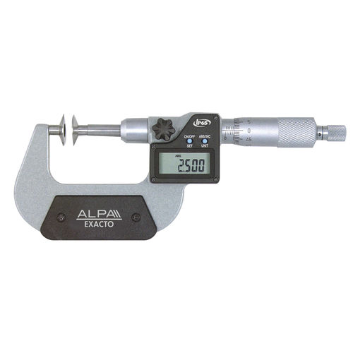 Micrômetro externo - BA050 series - Alpa Metrology - digital / à prova de água