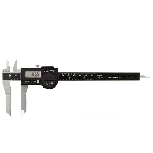 Paquímetro digital - Alpa Metrology - em aço inoxidável / IP67