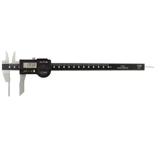 Paquímetro digital - AA095 - Alpa Metrology - em aço inoxidável / IP67
