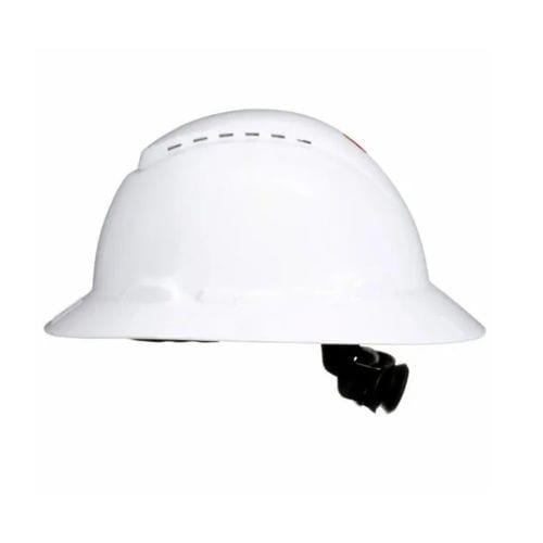 Capacete de obras - H-801SFV-UV - 3M - resistente a impactos / em PEAD / branco