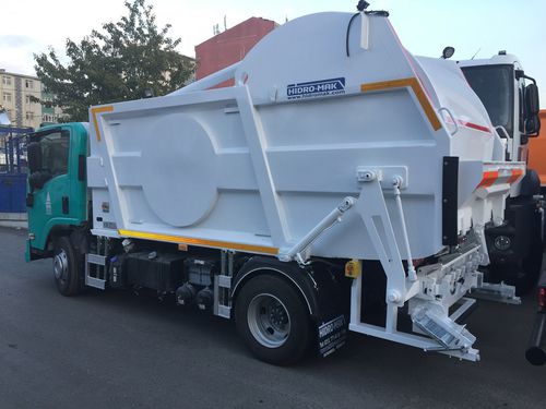 Caminhão coletor de lixo de carregamento traseiro - Monoblok®  - HidroMak
