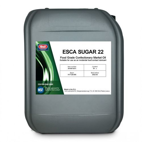 Óleo de lubrificação - ESCA SUGAR 22 - UNIL LUBRICANTS - para contatos elétricos / de polietileno / para a indústria alimentar