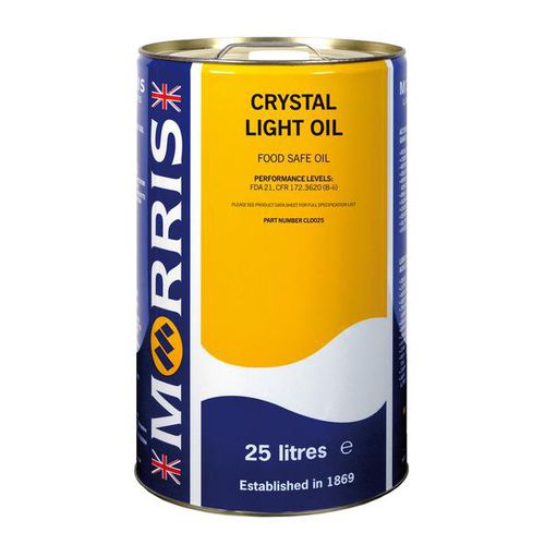 Óleo de lubrificação - Crystal Light - Morris Lubricants (Mfg.) - de proteção / orgânico / para a indústria alimentar