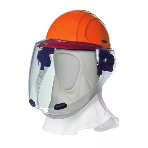 Capacete de eletricista - PrismShield™ Plus series  - RAE Systems - de proteção contra arcos elétricos / laranja