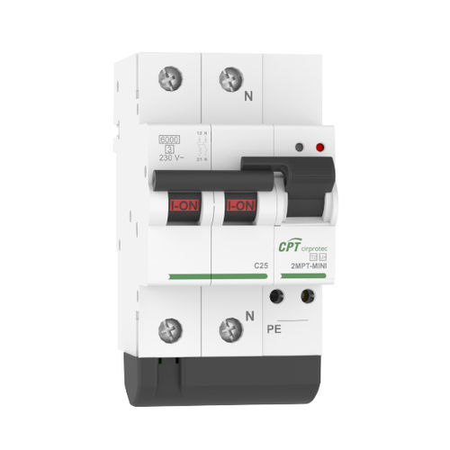 Dispositivo de proteção contra surtos de tipo 2 - V-CHECK 2MPT mini-20 - Cirprotec - classe II / para o setor das telecomunicações / contra sobretensão