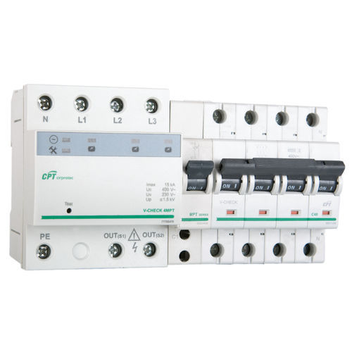 Dispositivo de proteção contra surtos de tipo 2 - V-CHECK 4MPT-10 - Cirprotec - classe II / para o setor das telecomunicações / contra sobretensão
