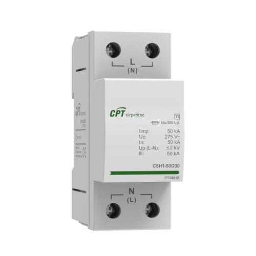 Dispositivo de proteção contra surtos de tipo 1 - CSH1-50/230 - Cirprotec - classe I / para telecomunicações / monobloco