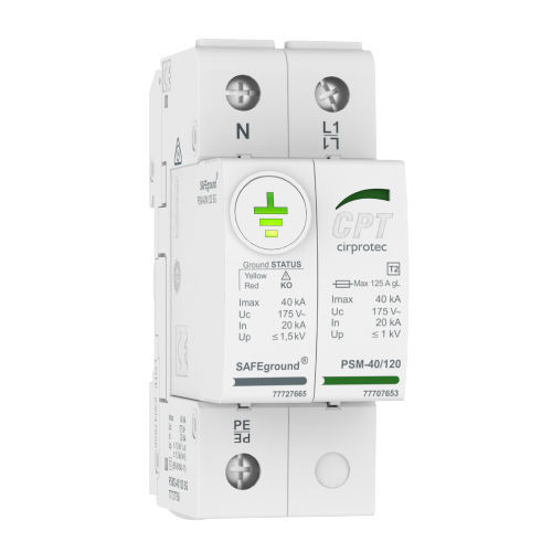 Dispositivo de proteção contra surtos de tipo 2 - PSM2-40/230 SG - Cirprotec - classe II / para o setor das telecomunicações / 2 polos