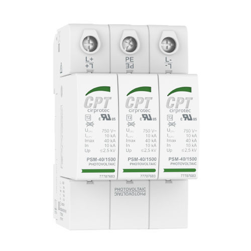 Dispositivo de proteção contra surtos de tipo 2 - PSM3-40/600 PV IR - Cirprotec - classe II / para o setor das telecomunicações / para usina de energia fotovoltaica