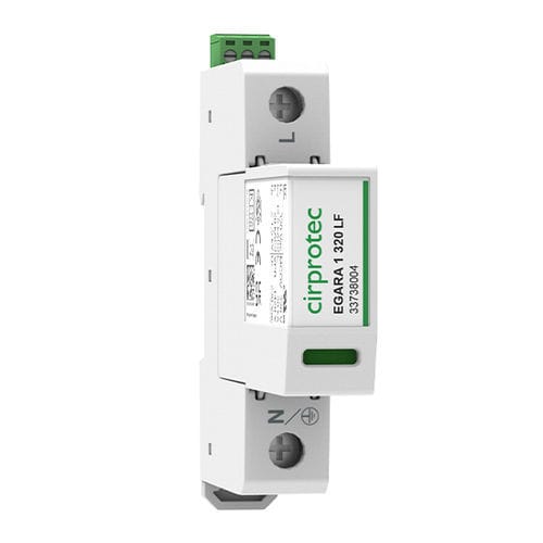 Dispositivo de proteção contra surtos de tipo 1 -  EGA 1 320/1+0 LF - Cirprotec - de tipo 2 / classe I / classe II