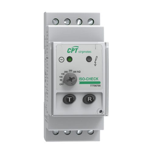 Dispositivo supervisor de isolamento para rede CA - ISO-CHECK 230V - Cirprotec - para trilho DIN / para aplicações fotovoltaicas / para posto de recarga de veículos elétricos