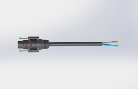 Conector de alimentação elétrica - S2F7050 series - Suzhou Exceedconn Technology Co.,Ltd. - fêmea / isolado / em poliamida