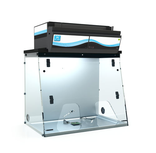Capela de exaustão de laboratório - 391 - Erlab - de ar limpo / de bancada / com rodízios