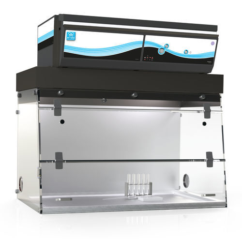 Capela para PCR com luz UV - 391 - Erlab - em inox