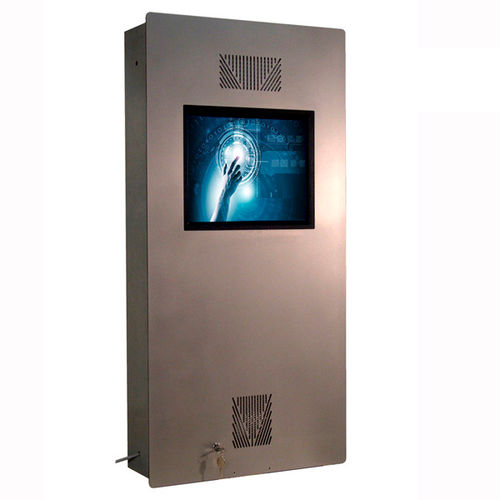 Terminal com tela sensível ao toque capacitiva - V3-17T INDOOR - WES Systeme Electronic GmbH - de parede / embutido / para quiosque