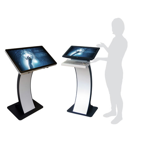 Terminal para quiosque - easy pc stand - WES Systeme Electronic GmbH - com touch screen / de piso / Full HD
