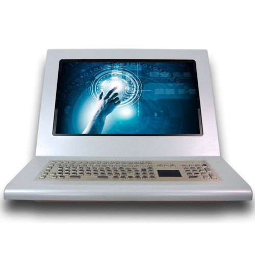 Terminal com teclado - WALT-M22P-T - WES Systeme Electronic GmbH - com tela multitouch / com tecnologia capacitiva projetada / de parede
