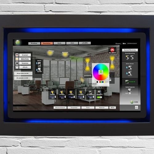 Monitor com tela sensível ao toque capacitiva PCAP - TIW15.6-LCN-GVS-PC-B - WES Systeme Electronic GmbH - com tela sensível ao toque multitouch / 15,6" / Full HD